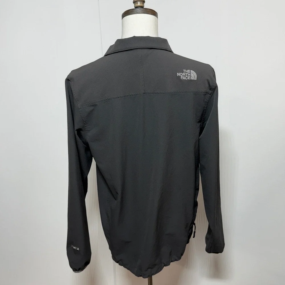 *The North Face Jacket Mens Medium Gray Apex 1/4 Zip Pullover Softshell